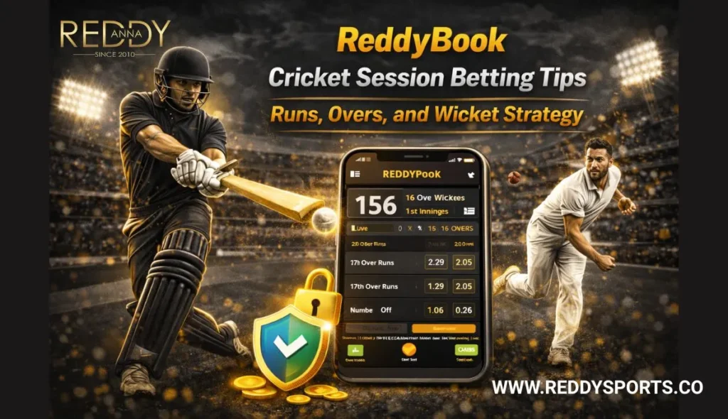Reddybook Cricket Session Betting Tips, Runs, Overs, and Wicket Strategy