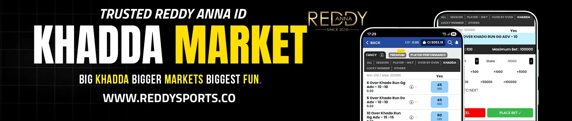 Khadda market reddy anna casino