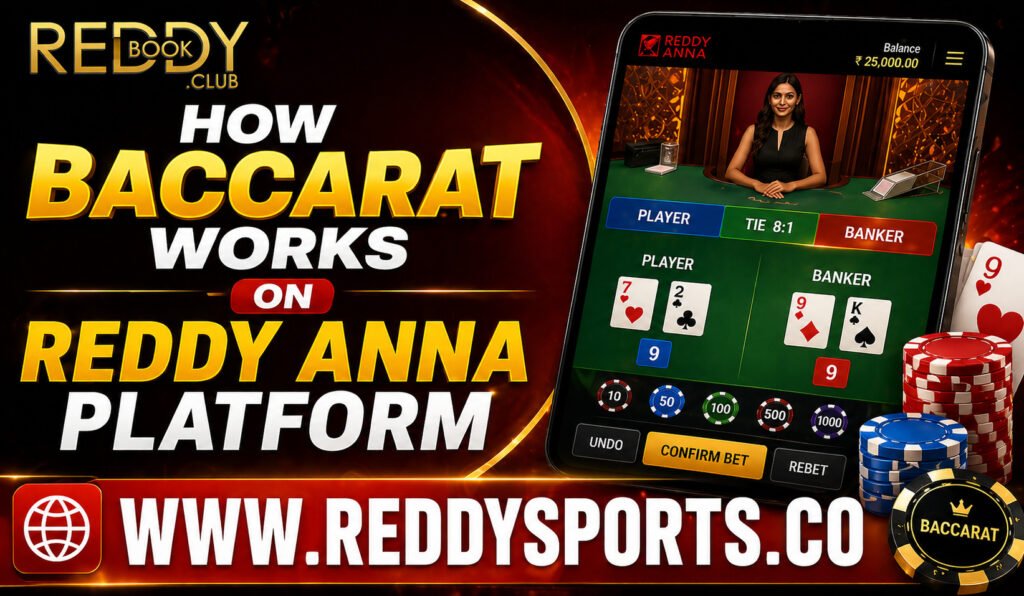 How Baccarat Works on Reddy Anna Platform