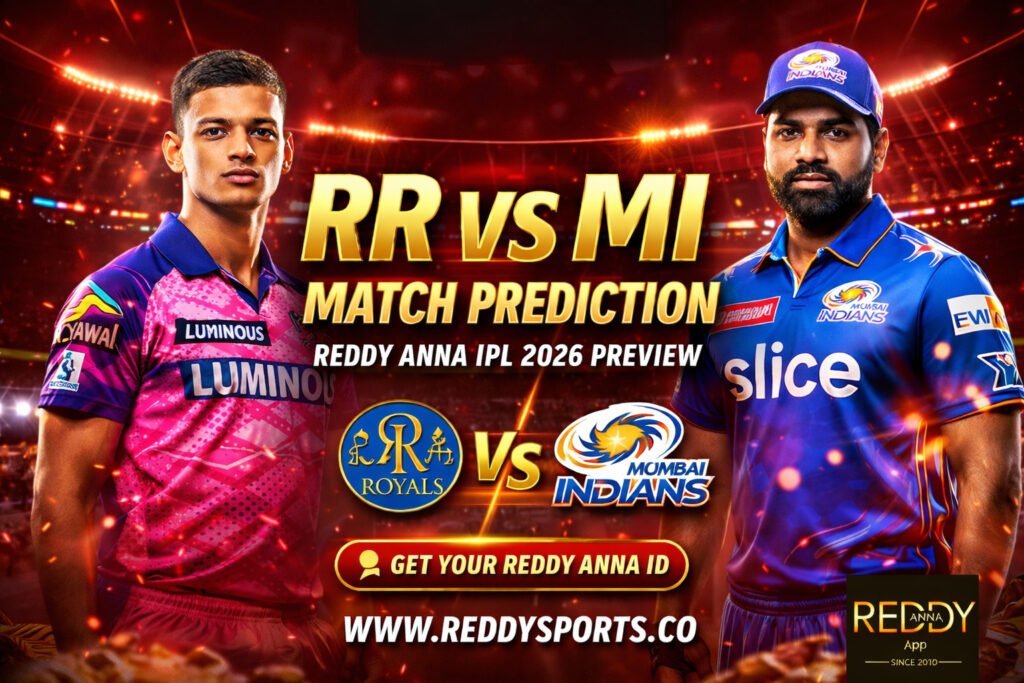 Reddy Anna RR vs MI Match Prediction Match 13TH IPL 2026