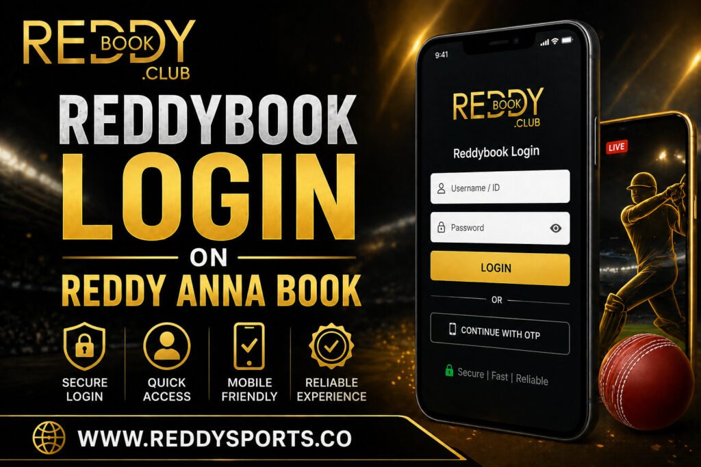 Reddybook Login on Reddy Anna Book