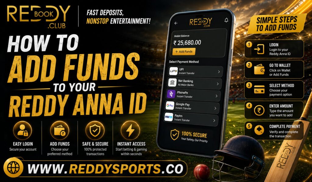 How to Add Funds to Your Reddy Anna ID