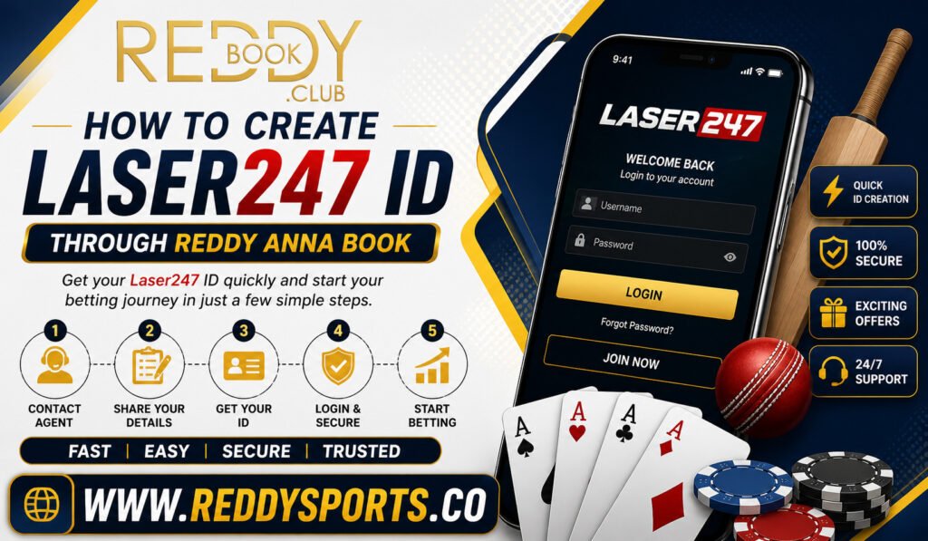How to Create Laser247 ID Through Reddy Anna Book