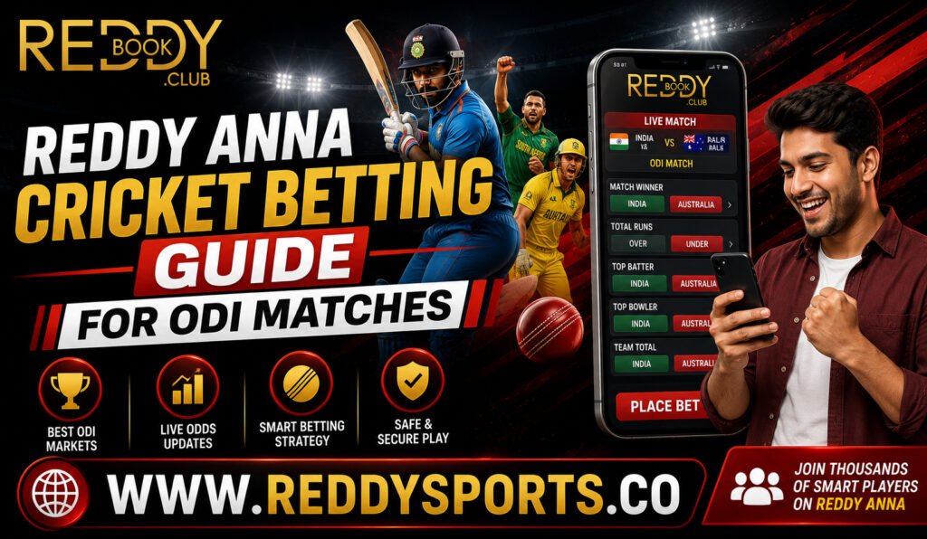 Reddy Anna Cricket Betting Guide for ODI Matches