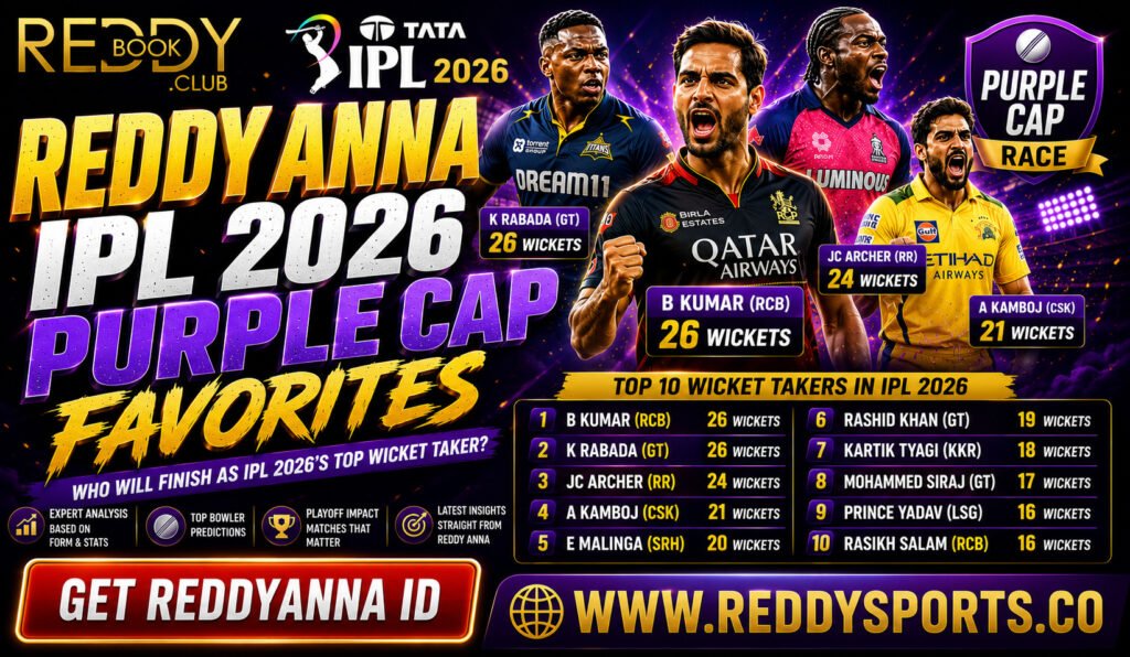 Reddy Anna Purple Cap Favorites in IPL 2026