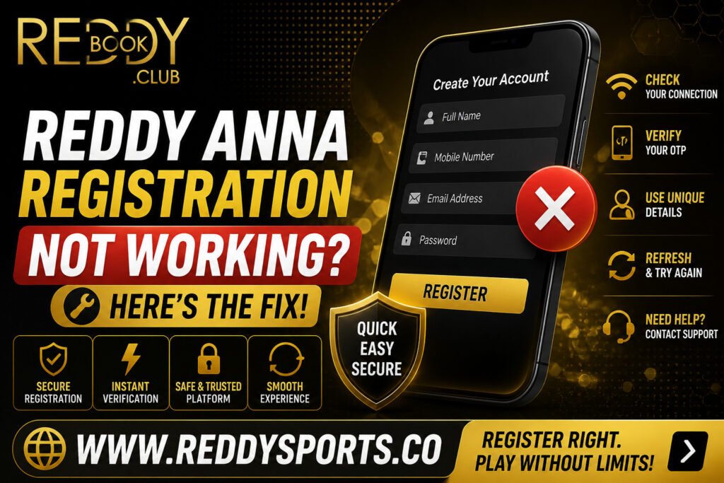Reddy Anna Registration Not Working Here’s the Fix