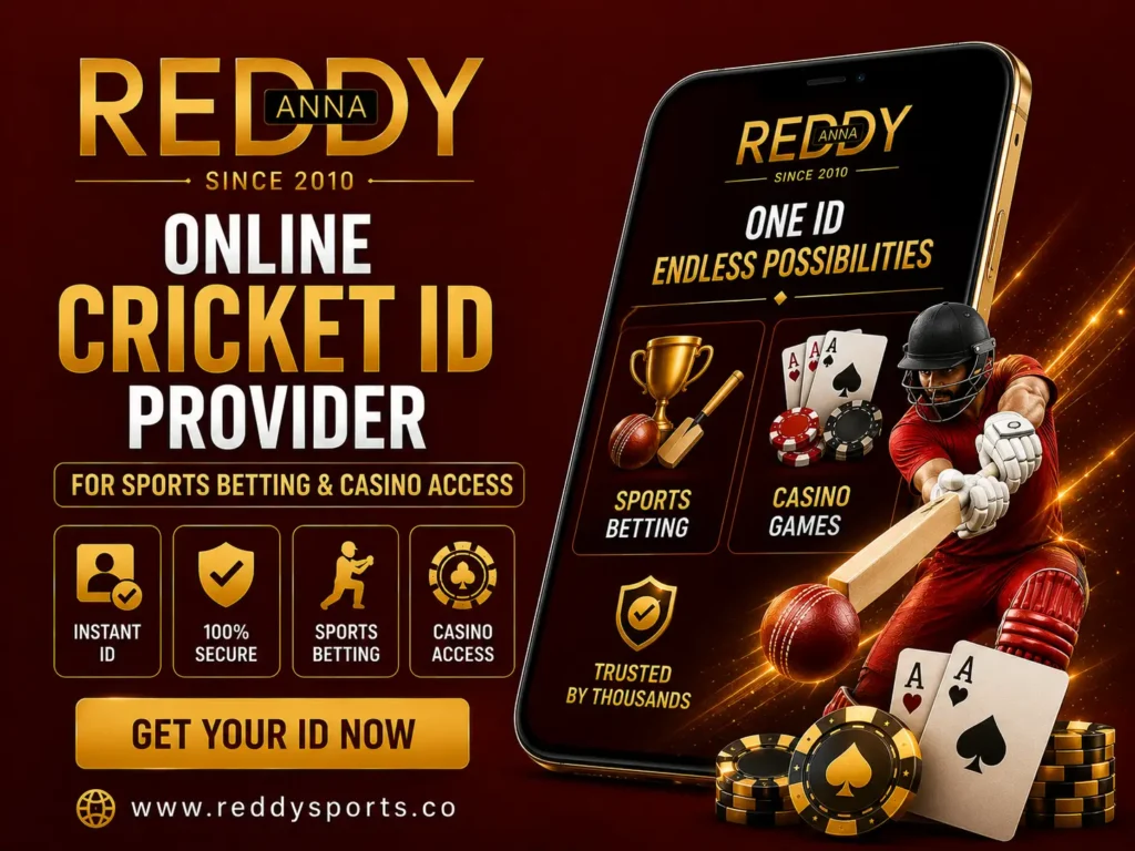 Reddy Anna – Online Cricket ID Provider for Sports Betting & Casino Access