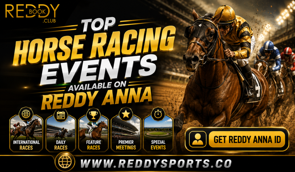 Top Horse Racing Events Available on Reddy Anna