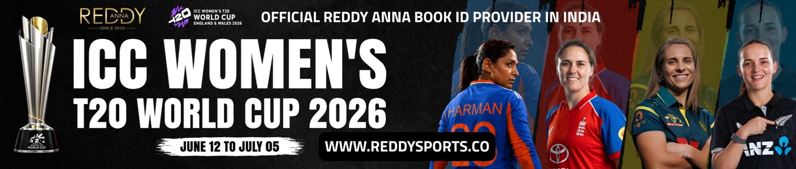 WOMENS T20 WORLD CUP 2026 reddy anna book id
