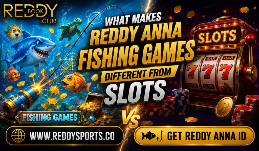 What Makes Reddy Anna Fishing Games Different from Slots