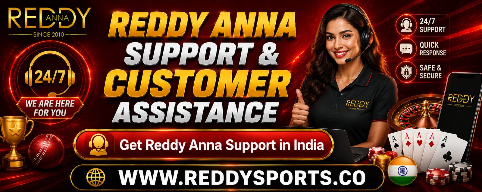 Contact Reddy Anna Support Today