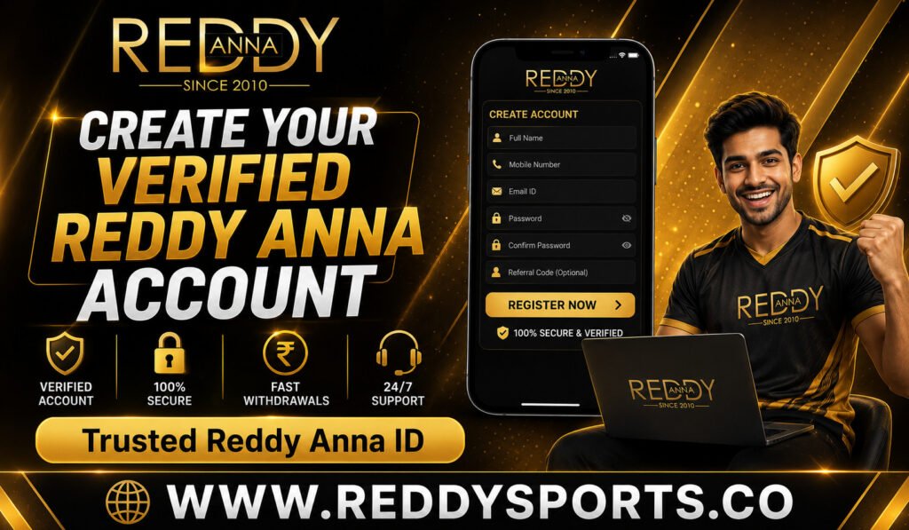 Create Your Verified Reddy Anna Account