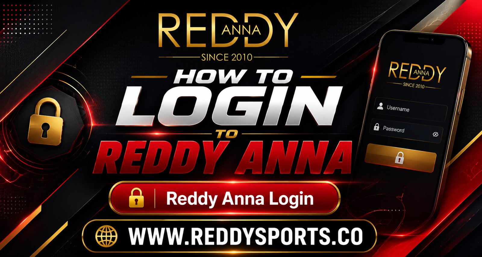 How to Login Reddy Anna