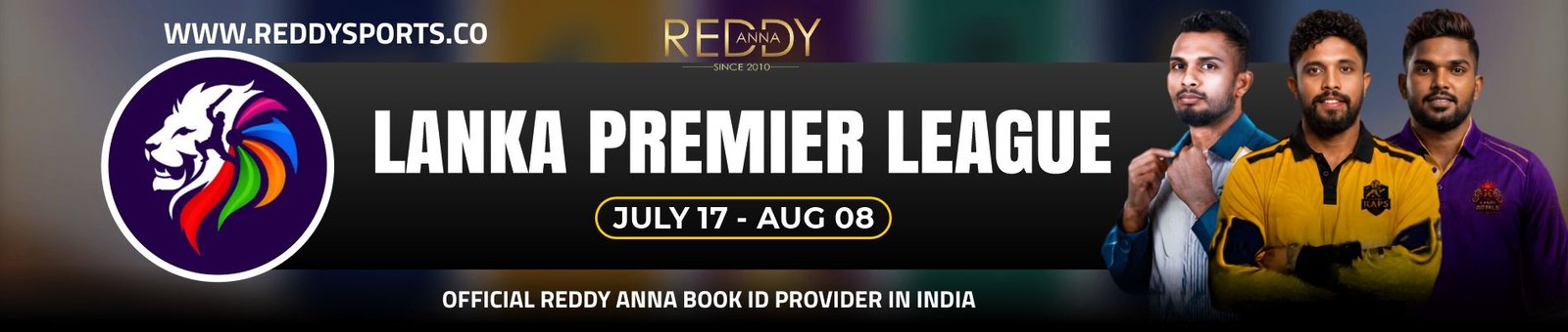 lanka premier league on reddy anna